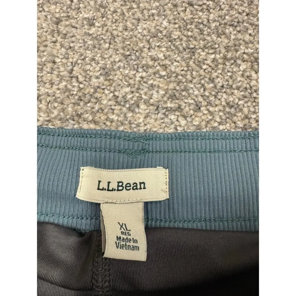 L.L. Bean Women's Teal Drawstring Casual Skirt